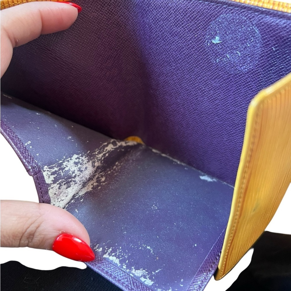 Louis Vuitton Epi Leather Wallet - Yellow! - Picture 11 of 11